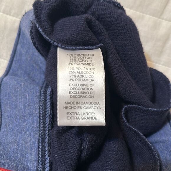 Tommy Bahama XL 30” Blue Double Knit Drawstring Lounge Sweatpants with Pockets - Picture 11 of 14